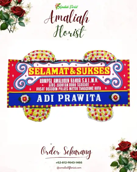 Papan Bunga Ucapan Selamat Sukorejo